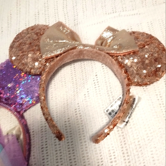 Set (2) Disney Sequin Unicorn and Mouse Ear Headbands - Picture 3 of 11